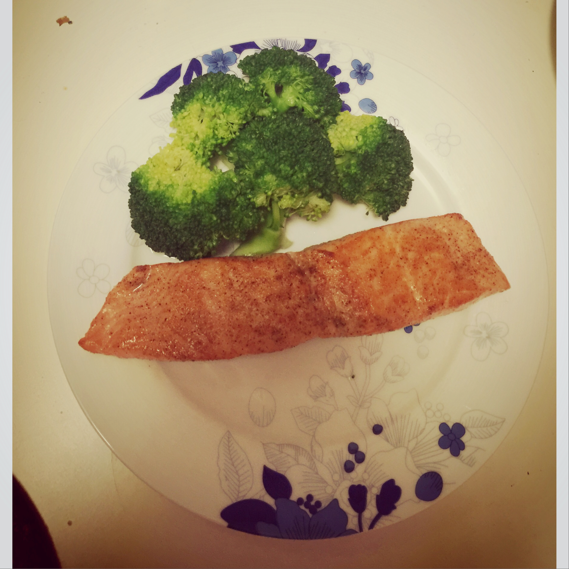 和风早餐——盐煎三文鱼