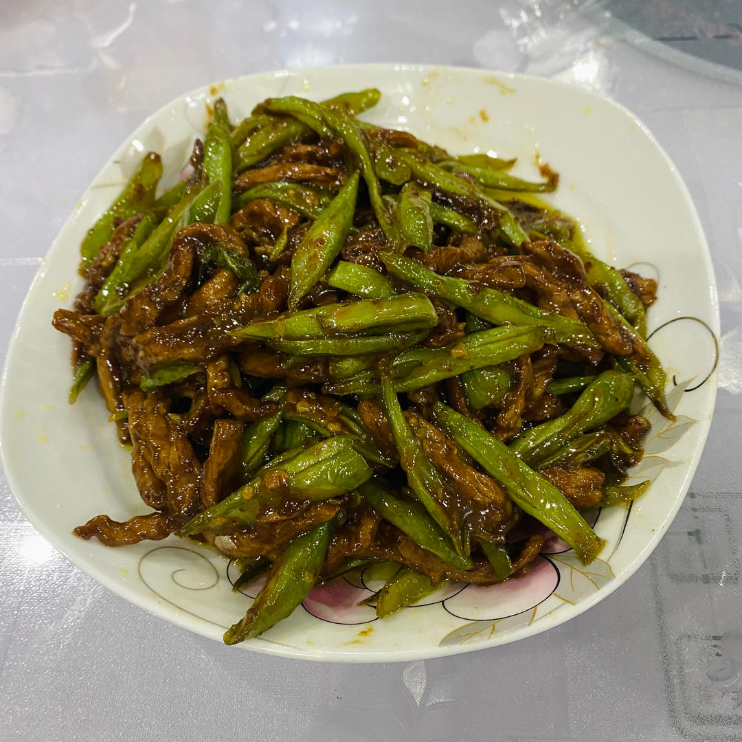 豆角肉丝饭