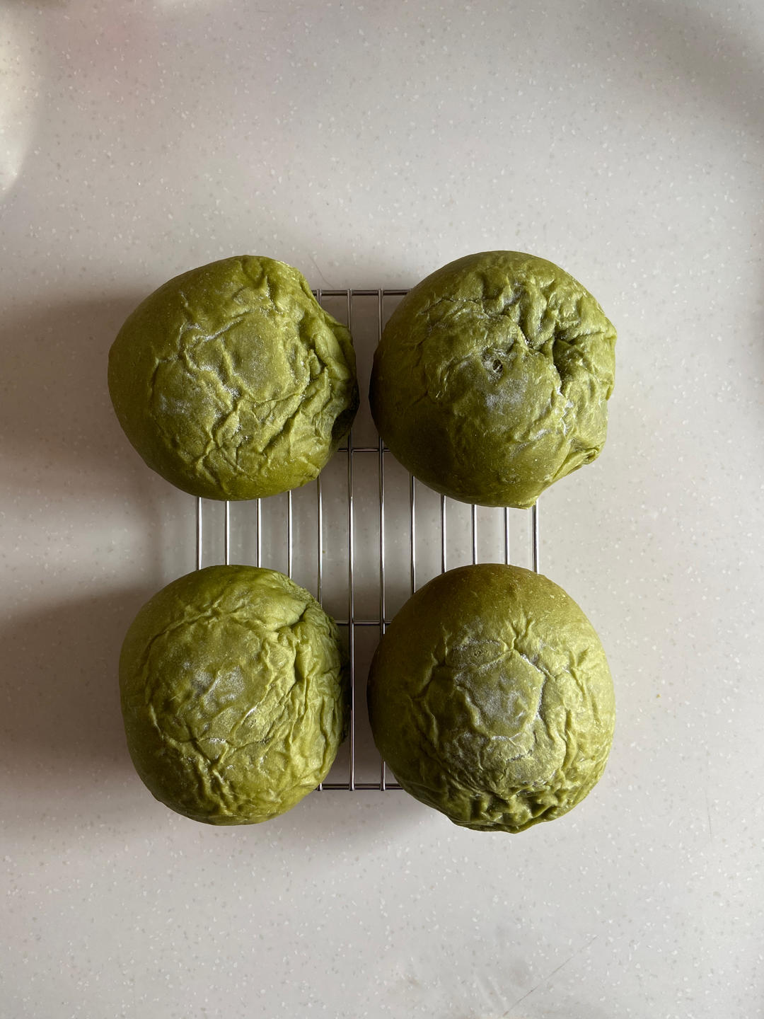 成功率100%的抹茶麻薯小餐包