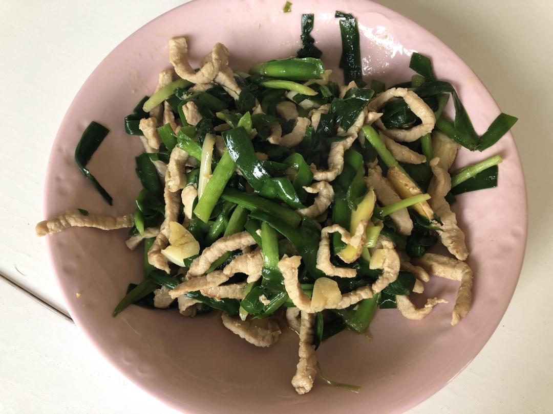 韭菜炒肉丝