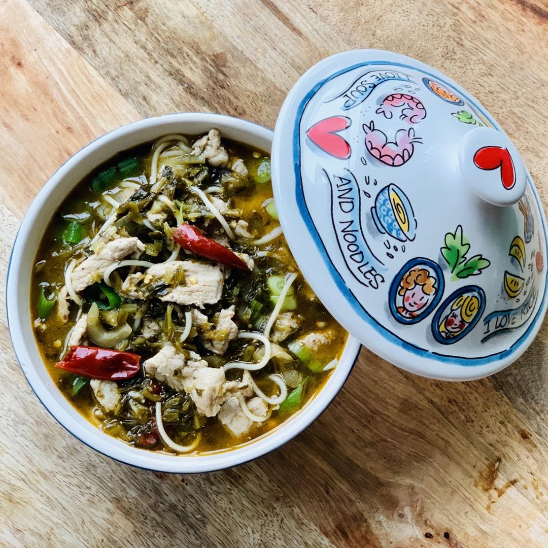 雪菜肉丝面