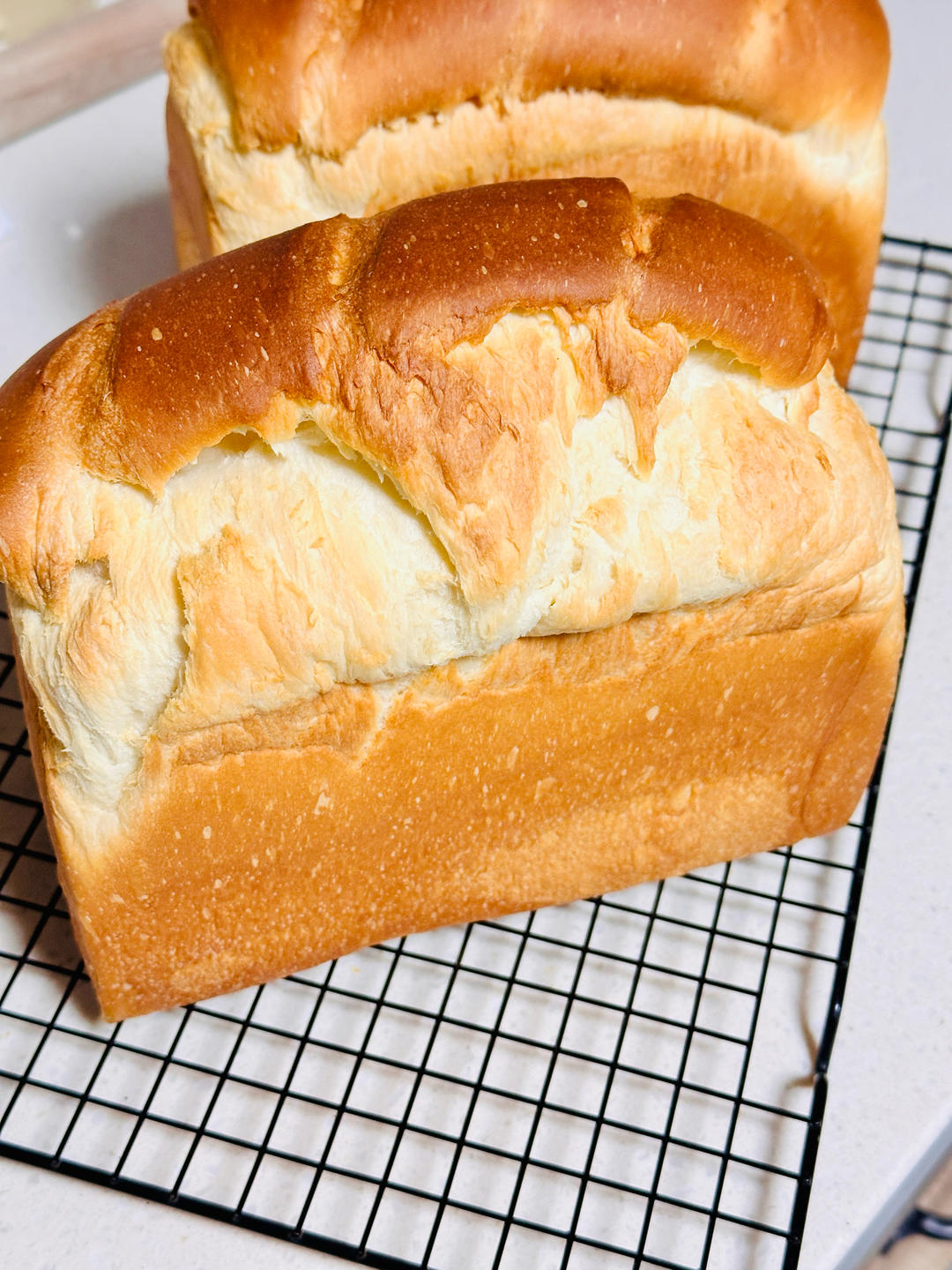 口感妙啊~高含量鲜奶糯米汤种吐司