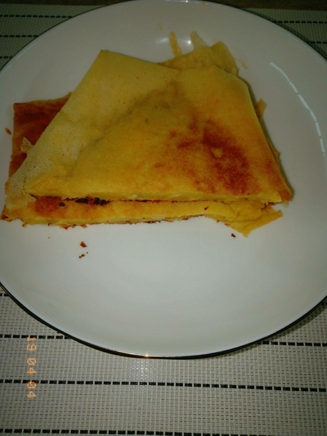 低卡！香蕉杂粮煎饼（411大卡）