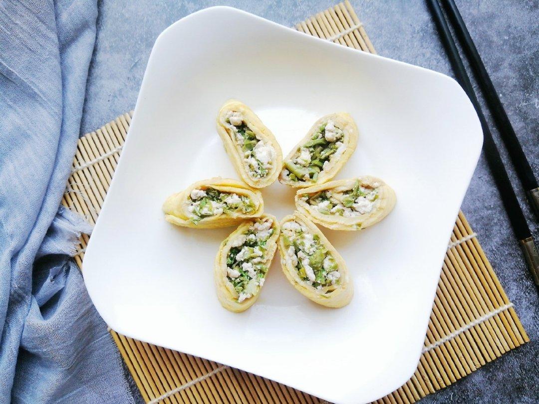 香椿豆腐鸡蛋卷～春天最美的味道