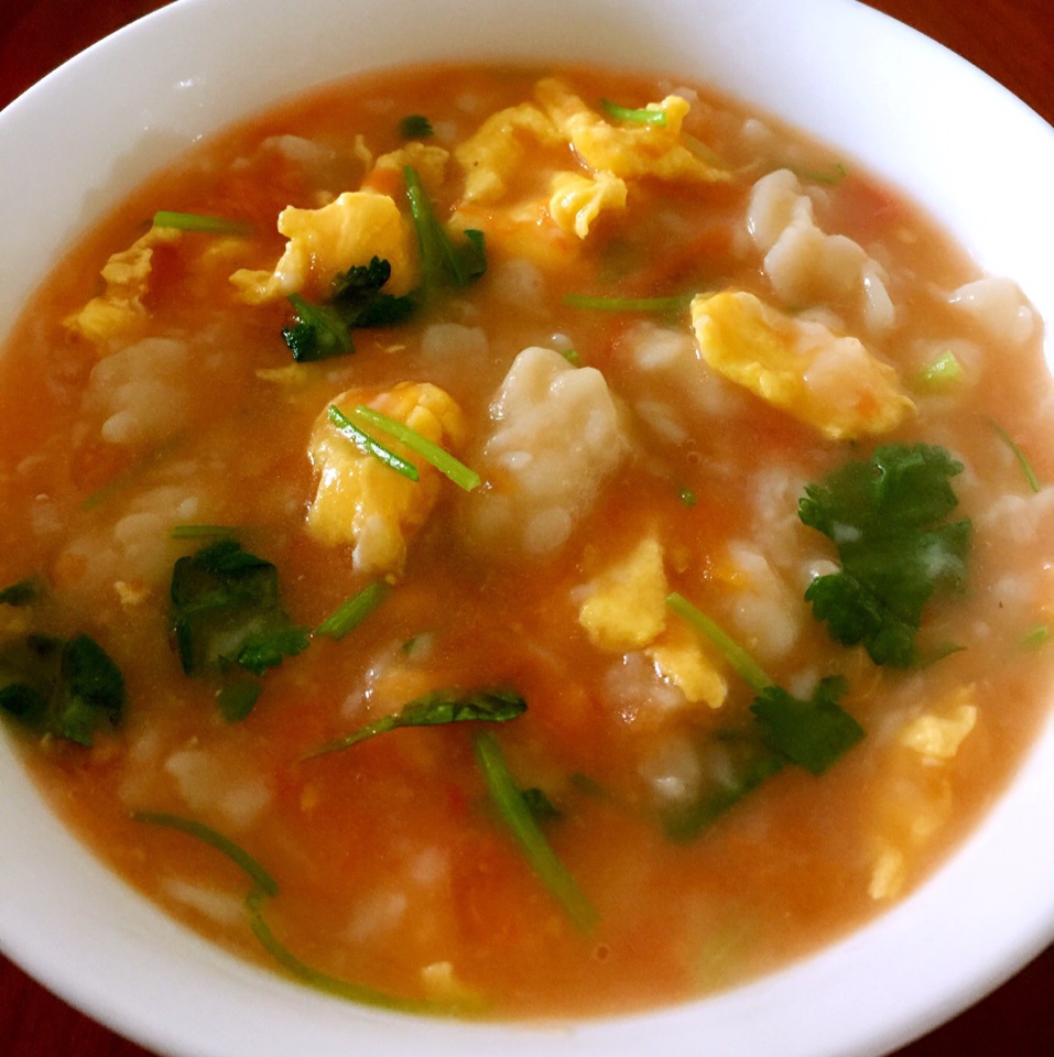 西红柿鸡蛋疙瘩汤