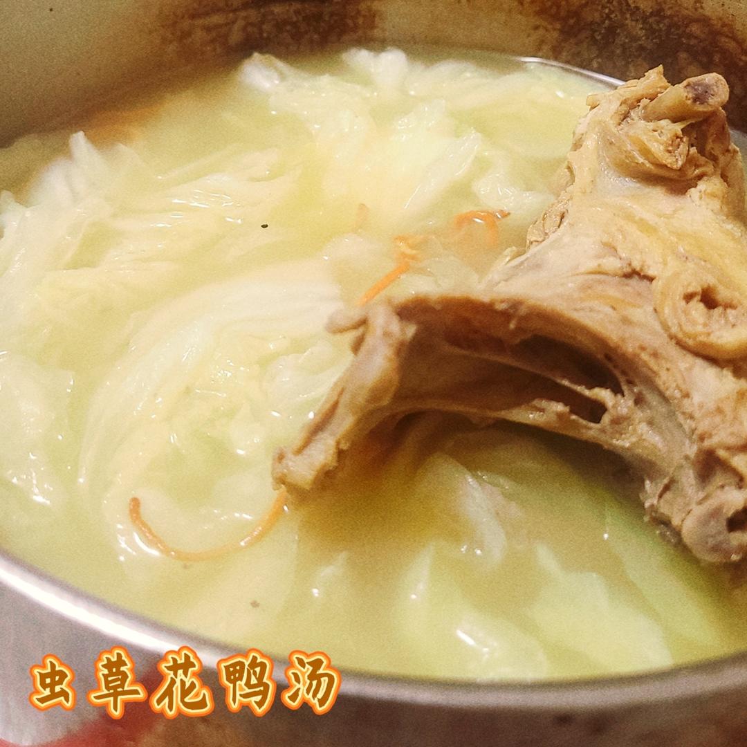 虫草花炖鸭汤