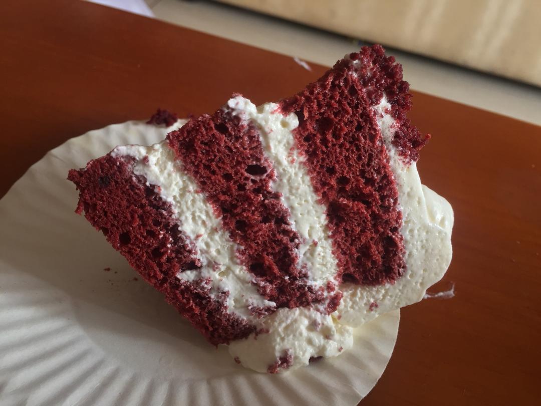 ms半糖做的【红丝绒蛋糕】超适合做万圣节蛋糕胚