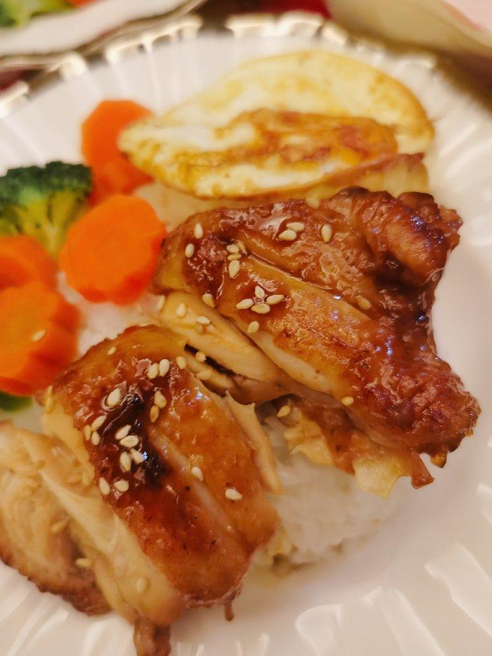超美味的照烧鸡排饭
