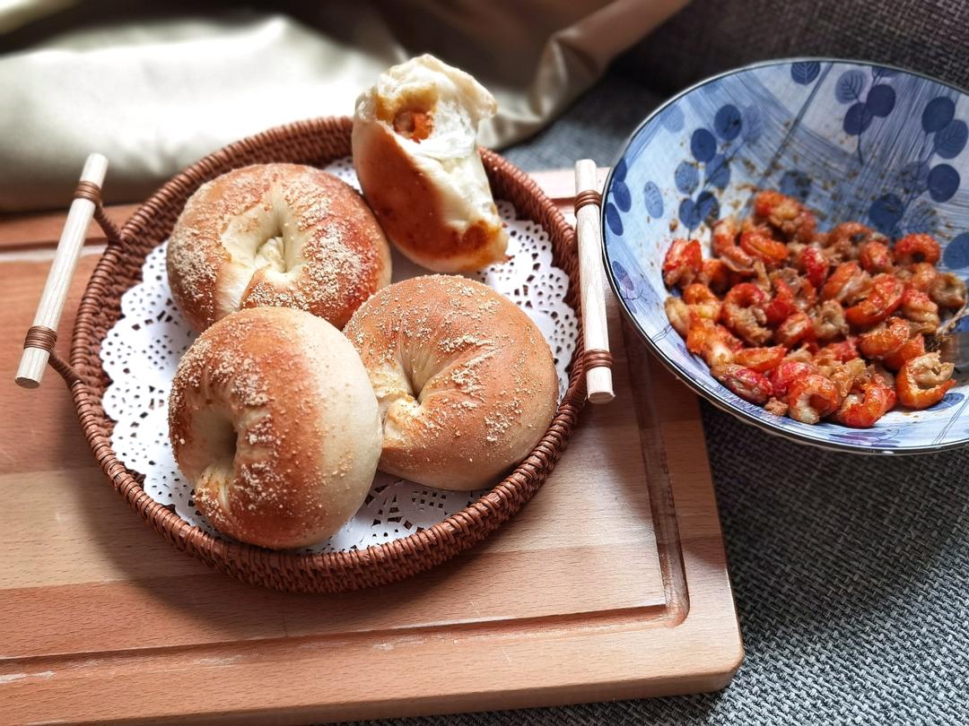 蓝莓乳酪贝果