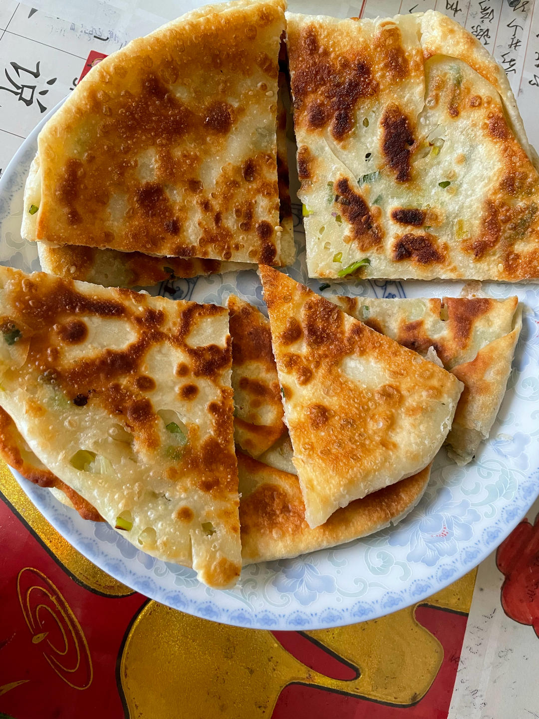 香酥芝麻葱油饼 外酥里软层次多 附细节视频详解