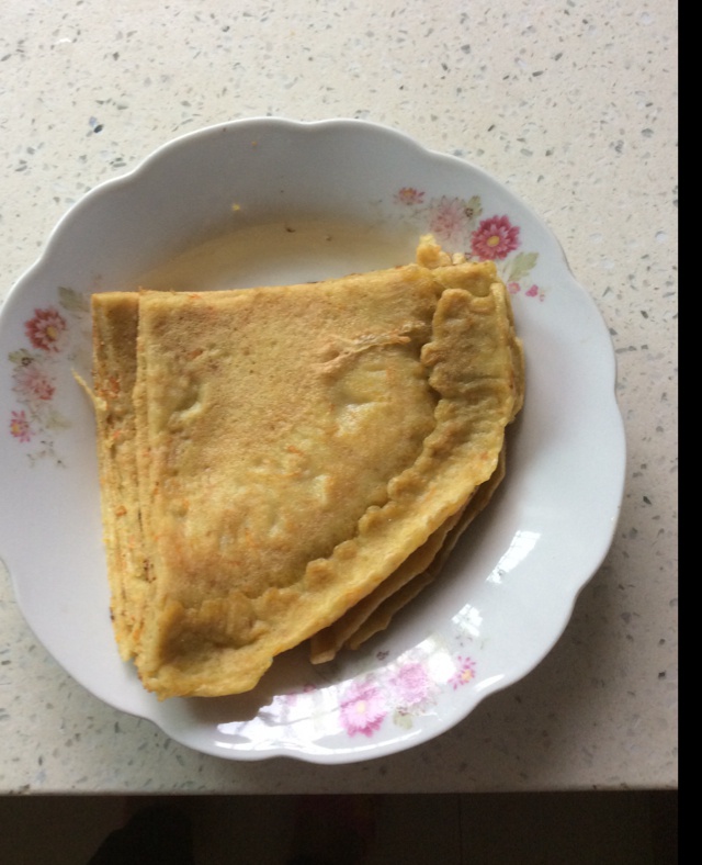 胡萝卜鸡蛋饼