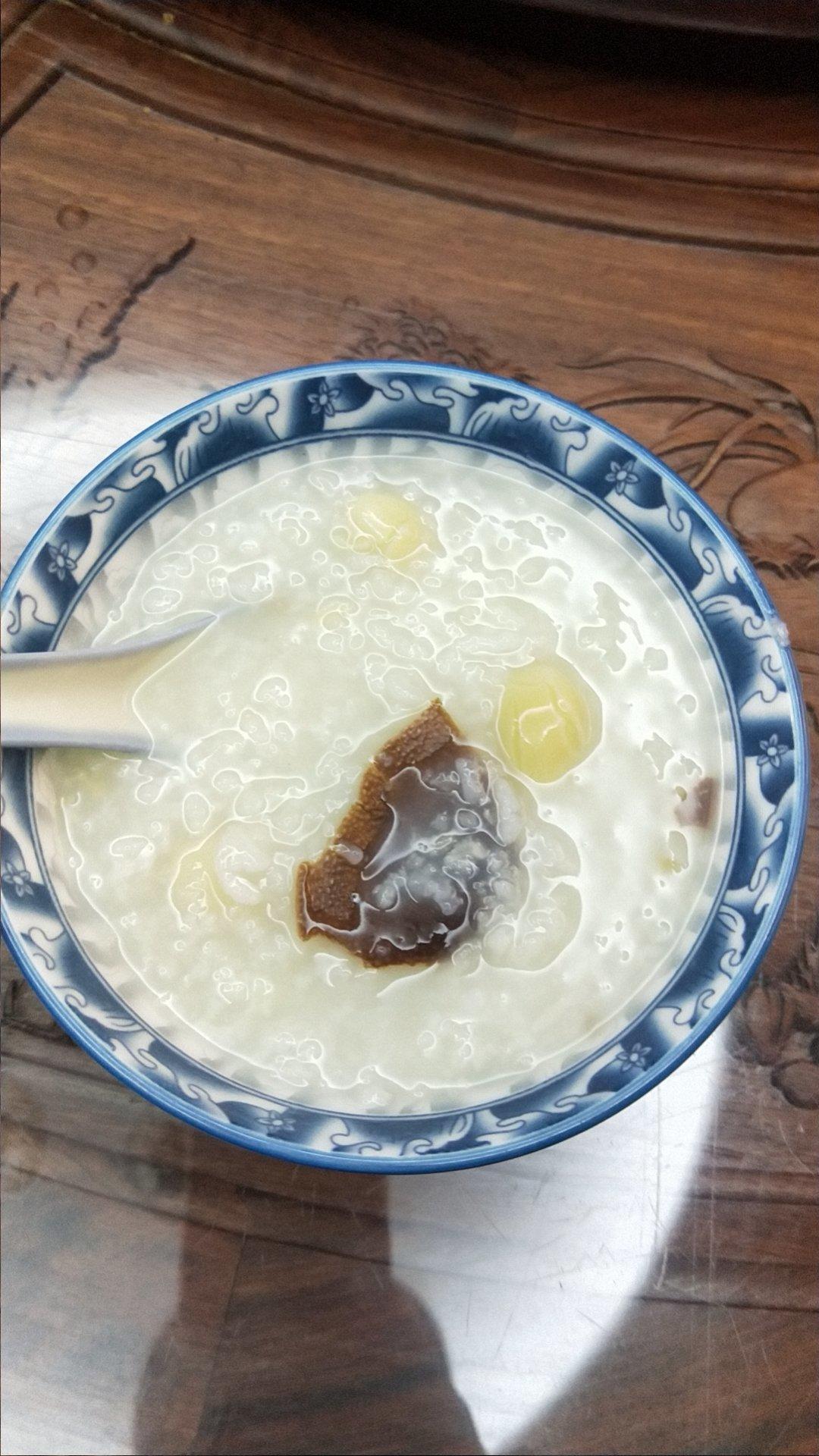 白果腐竹干贝粥