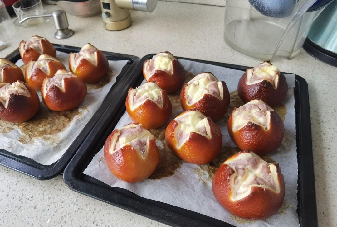 芋泥/栗子乳酪碱水球🌰奶香内馅🧀零难度