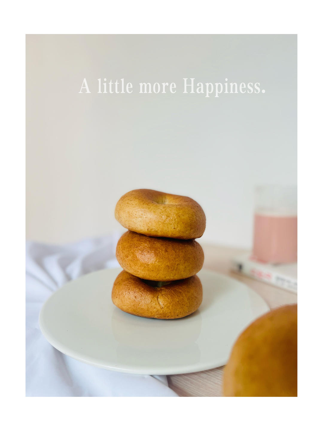 全麦贝果，低糖无油