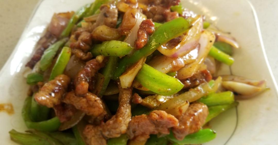 超级嫩的青椒牛肉丝