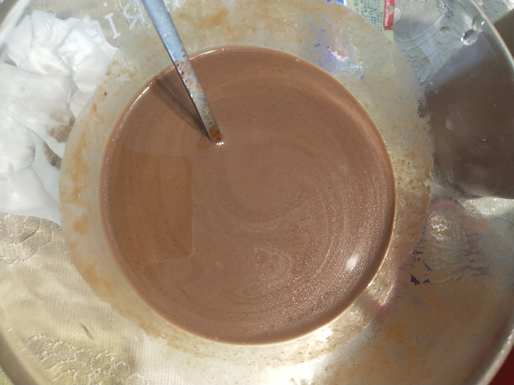 无模具●免烤 巧克力慕斯的做法 步骤8