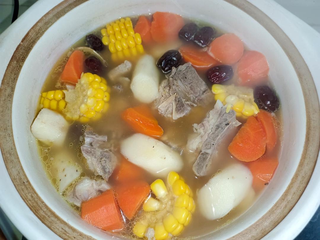 玉米山药排骨汤