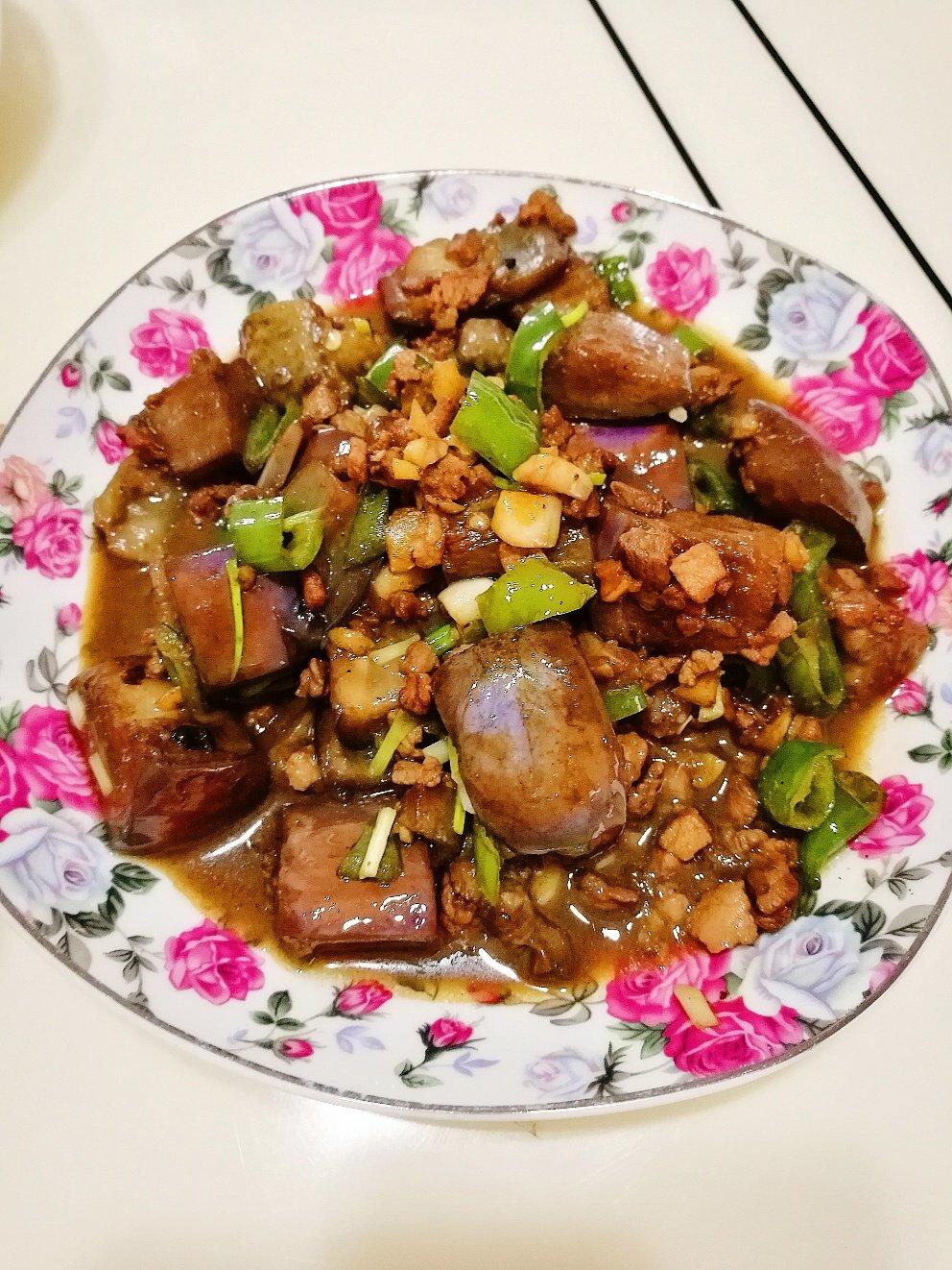 茄子！茄子！！红烧肉末茄子