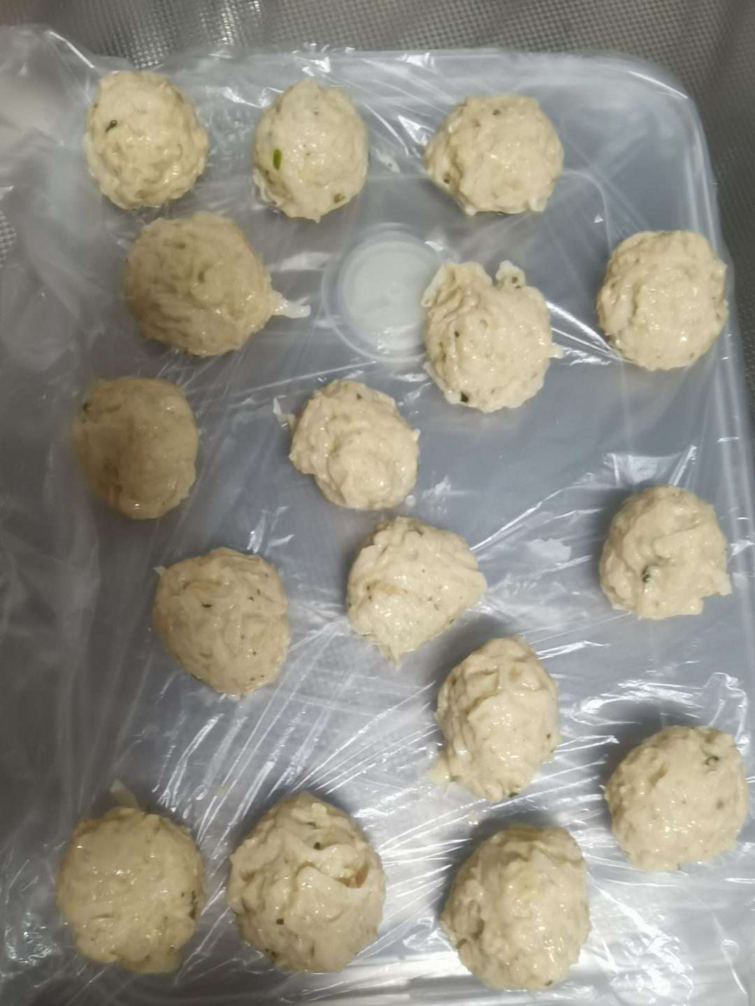 炸萝卜丝丸子