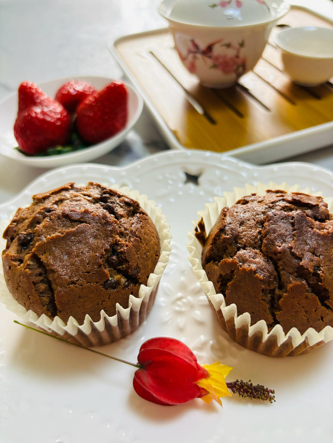 【巧克力蘑菇头麦芬】星巴克同款