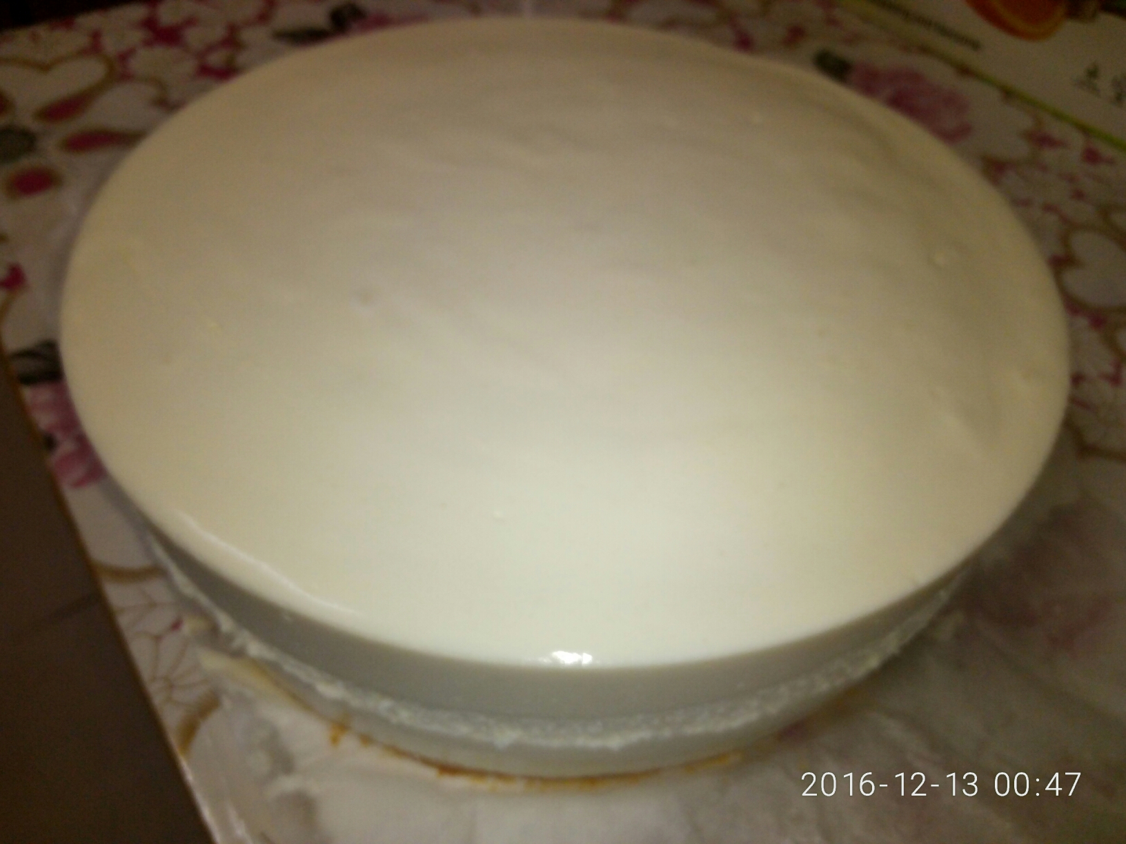 八寸奶香慕斯蛋糕的做法 步骤2