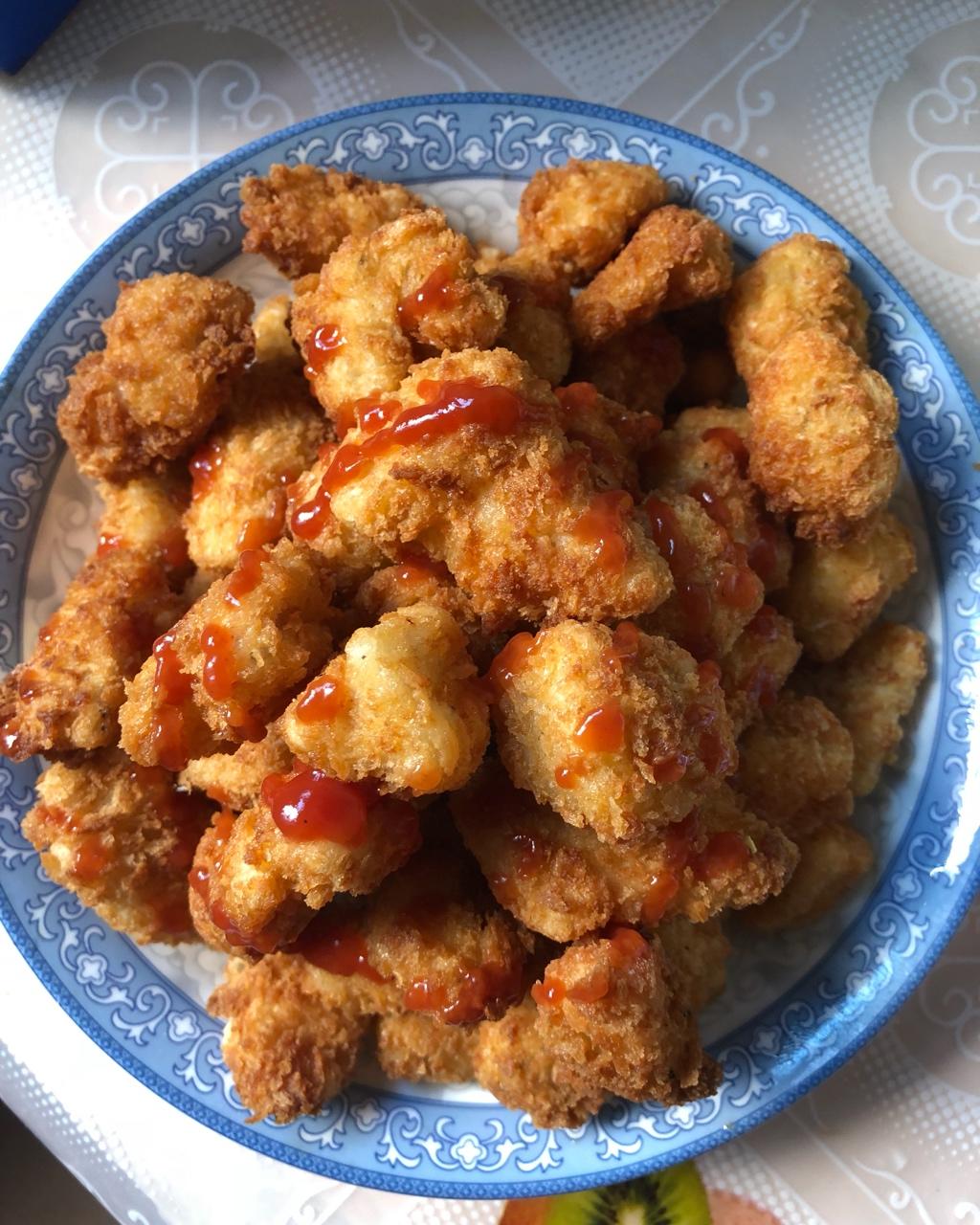 孟子靖做的自制鸡米花——味道赛过肯德基