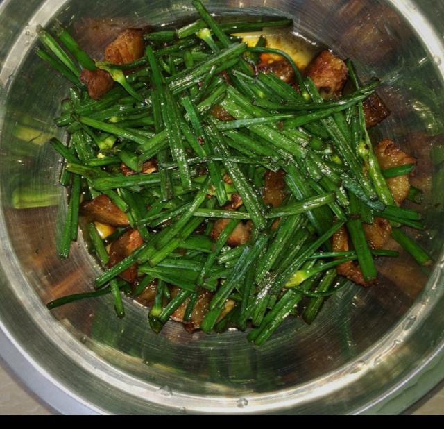 韭苔炒肉