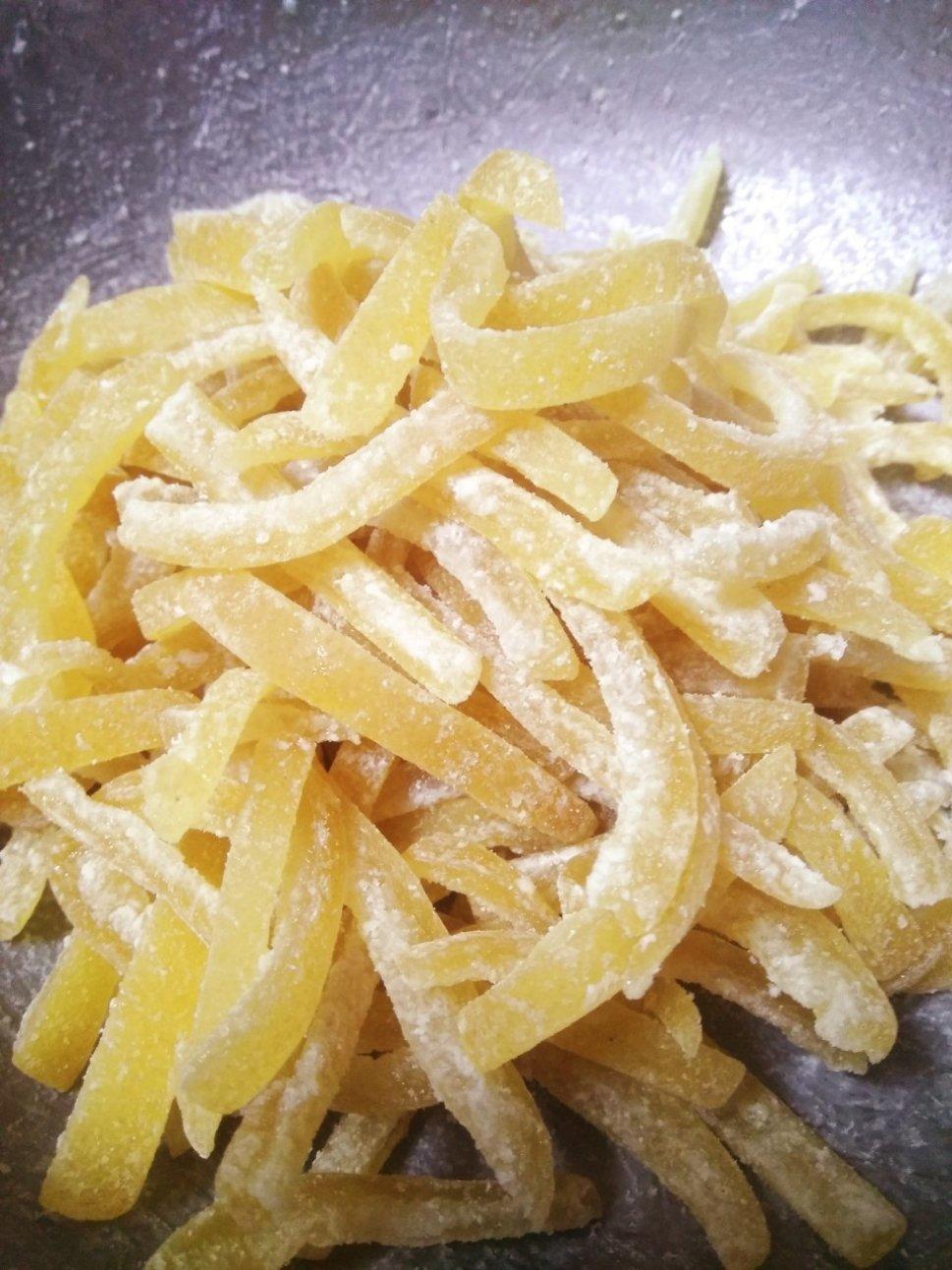 起沙挂霜柚子皮糖