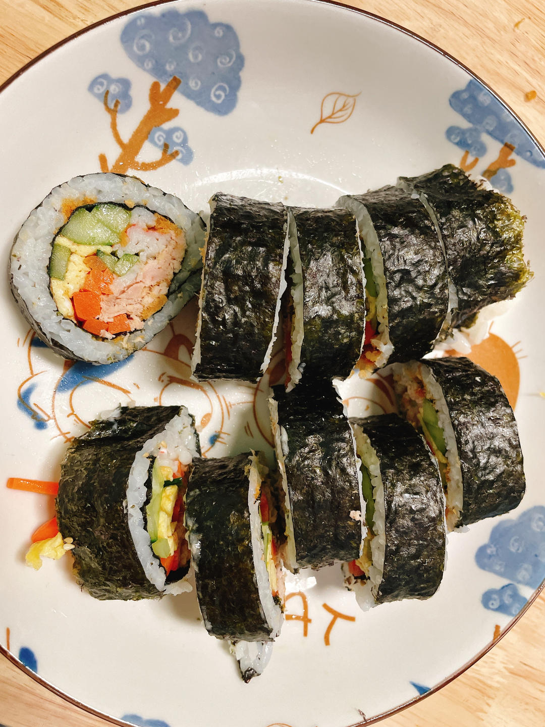 高颜值的紫菜包饭