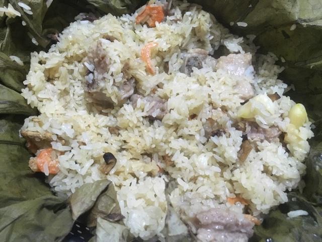 荷叶糯米蒸排骨