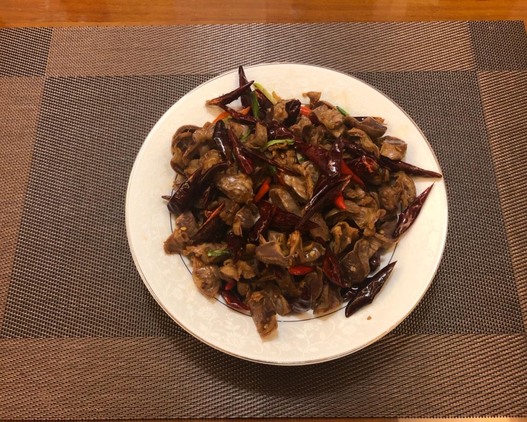 爆炒鸡胗