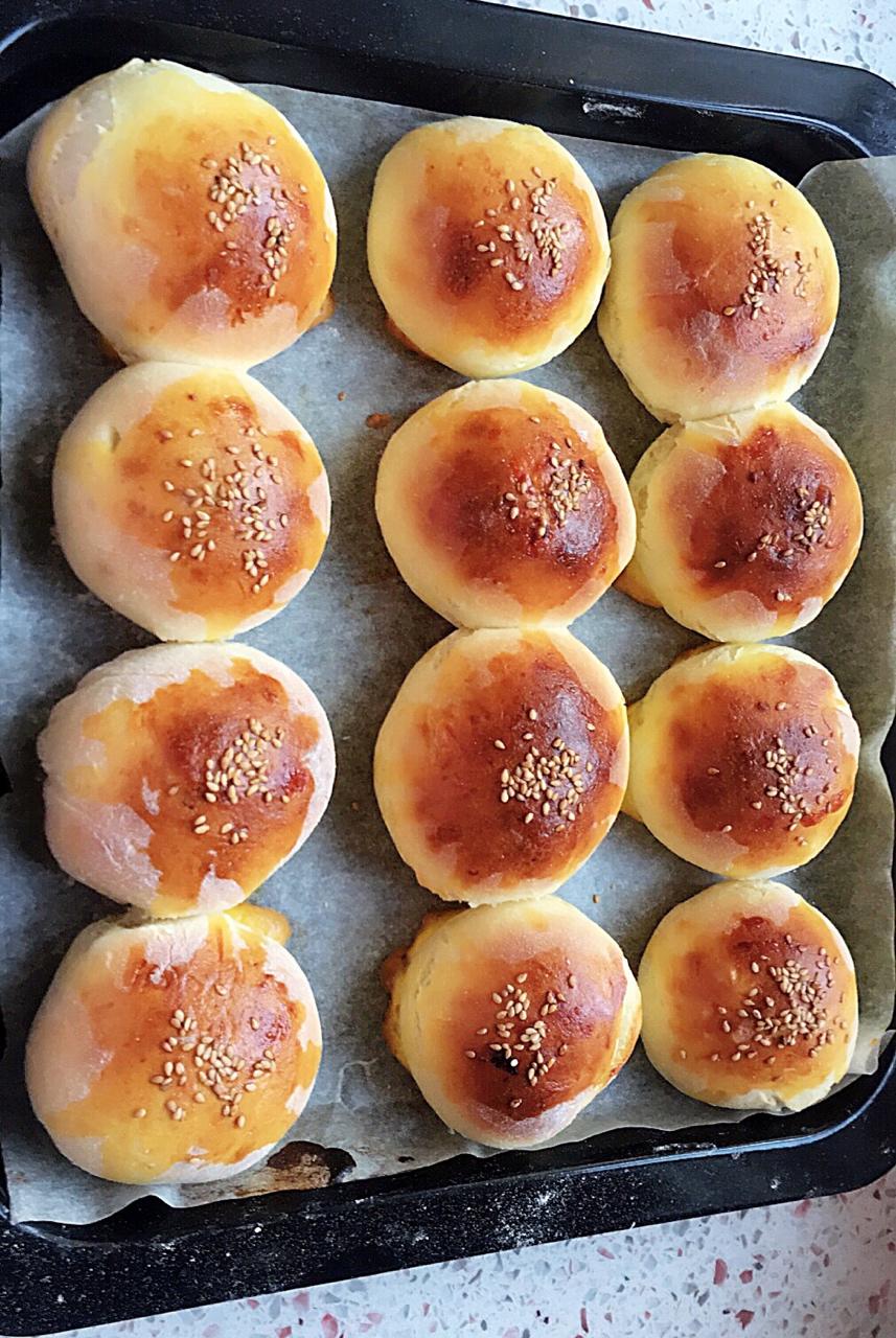 我曦曦爱甜品做的红豆餐包