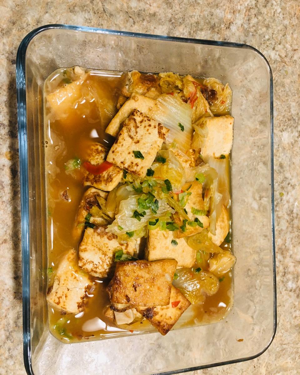 白菜豆腐煲