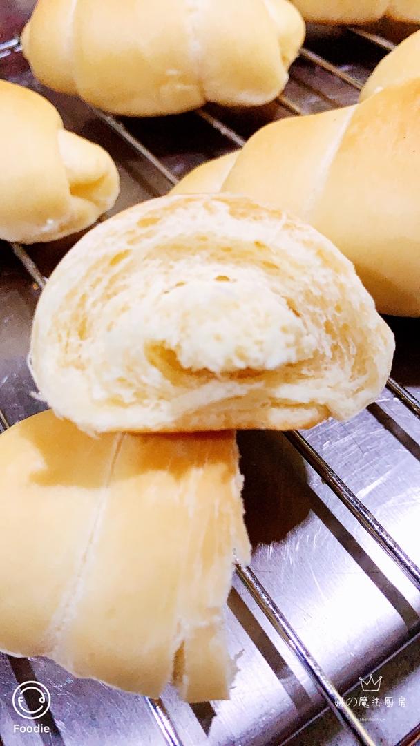 日式海盐可颂（咸可颂）-无需开酥，零失误的网红面包