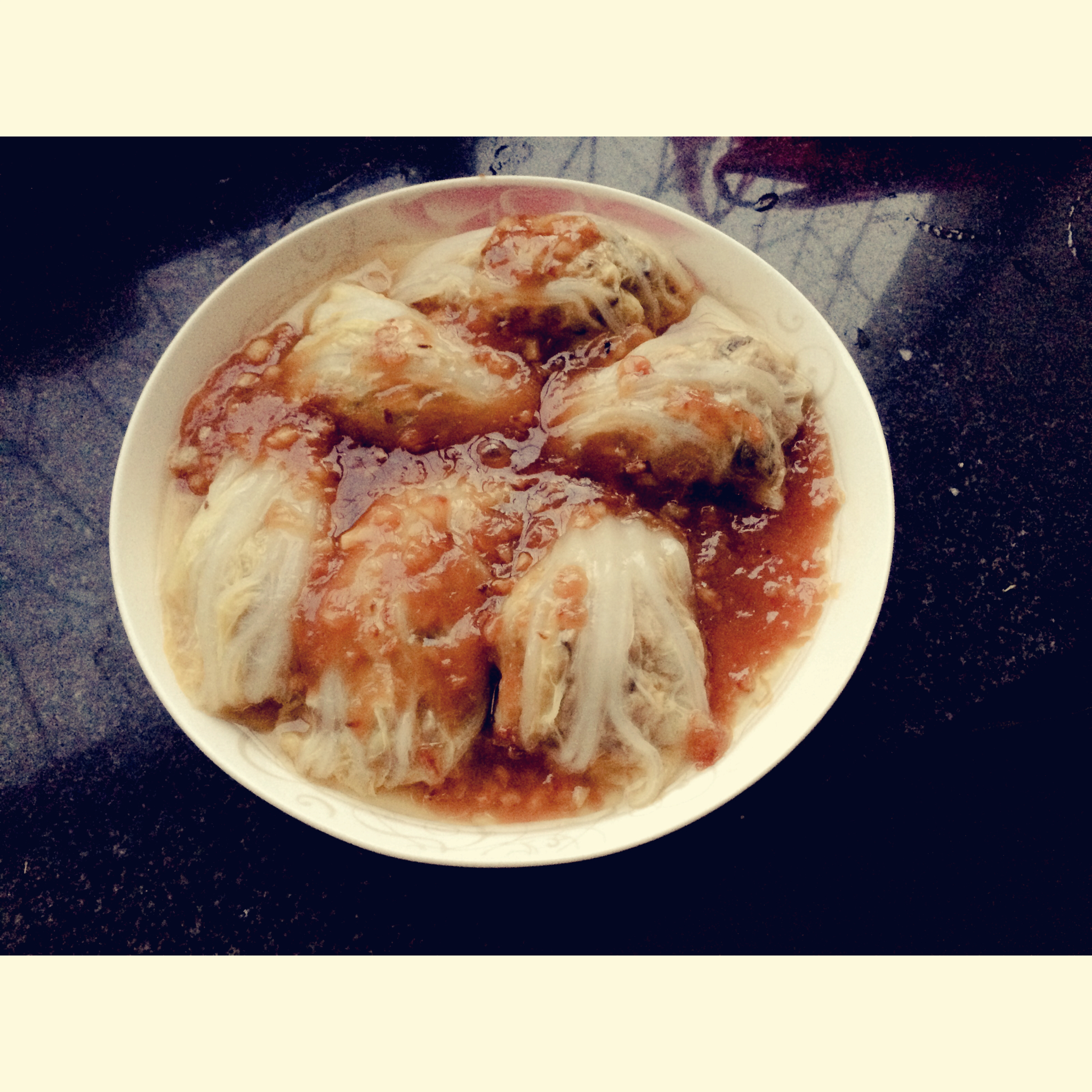 肉酿白菜卷