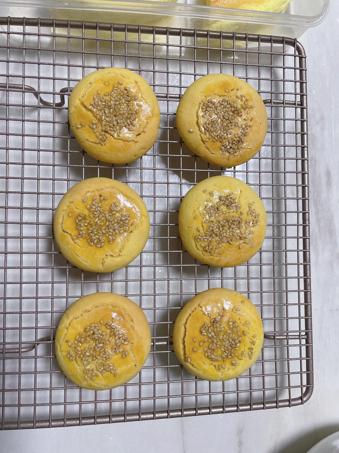 ㊙️质朴的口感-玉米面芝麻桃酥♨️