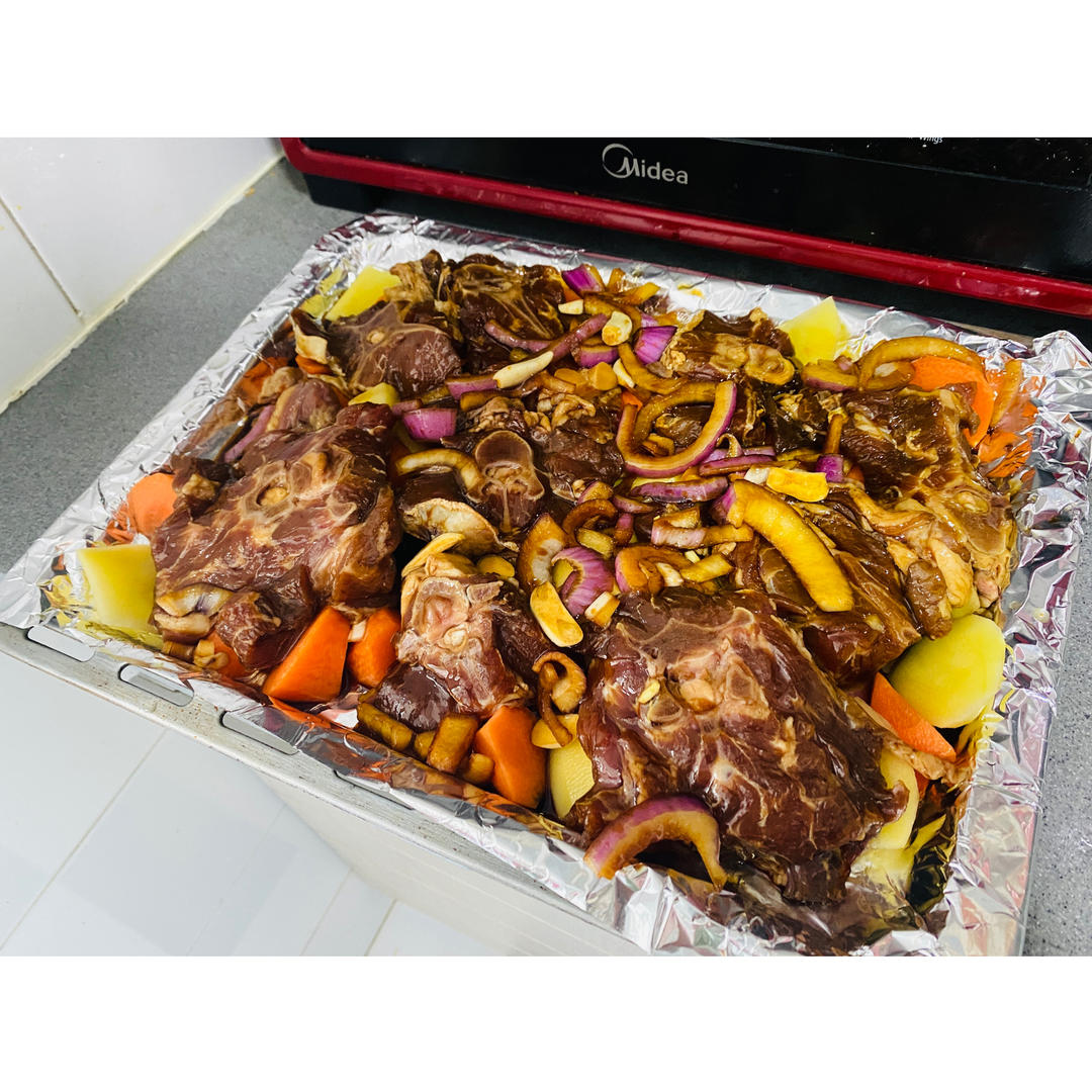 超好吃的烤羊排烤箱版