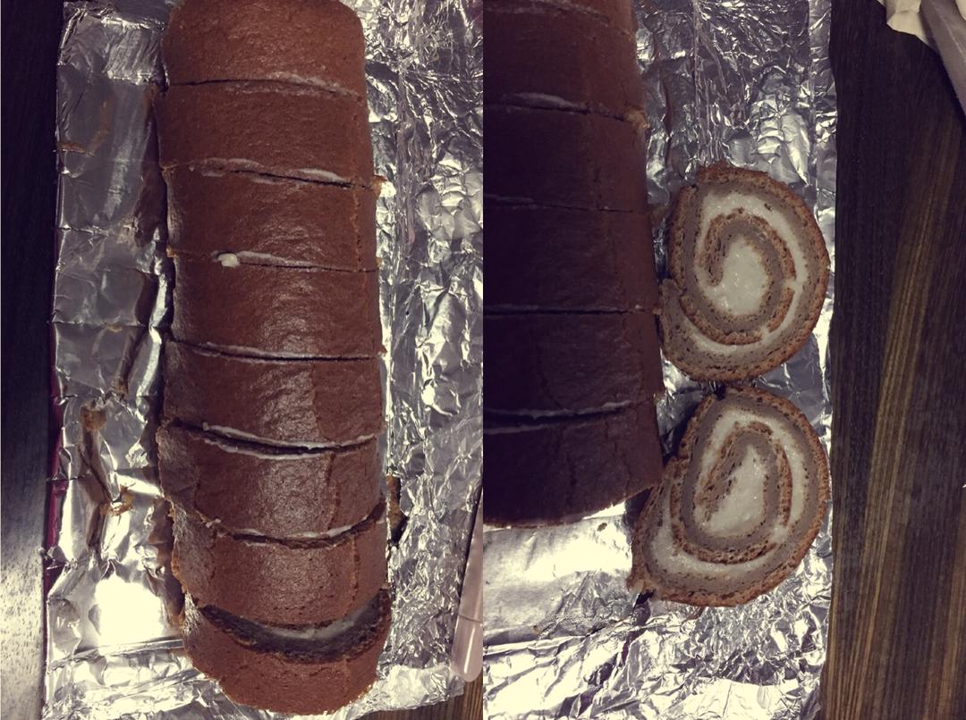 超浓郁卷不裂的巧克力蛋糕卷