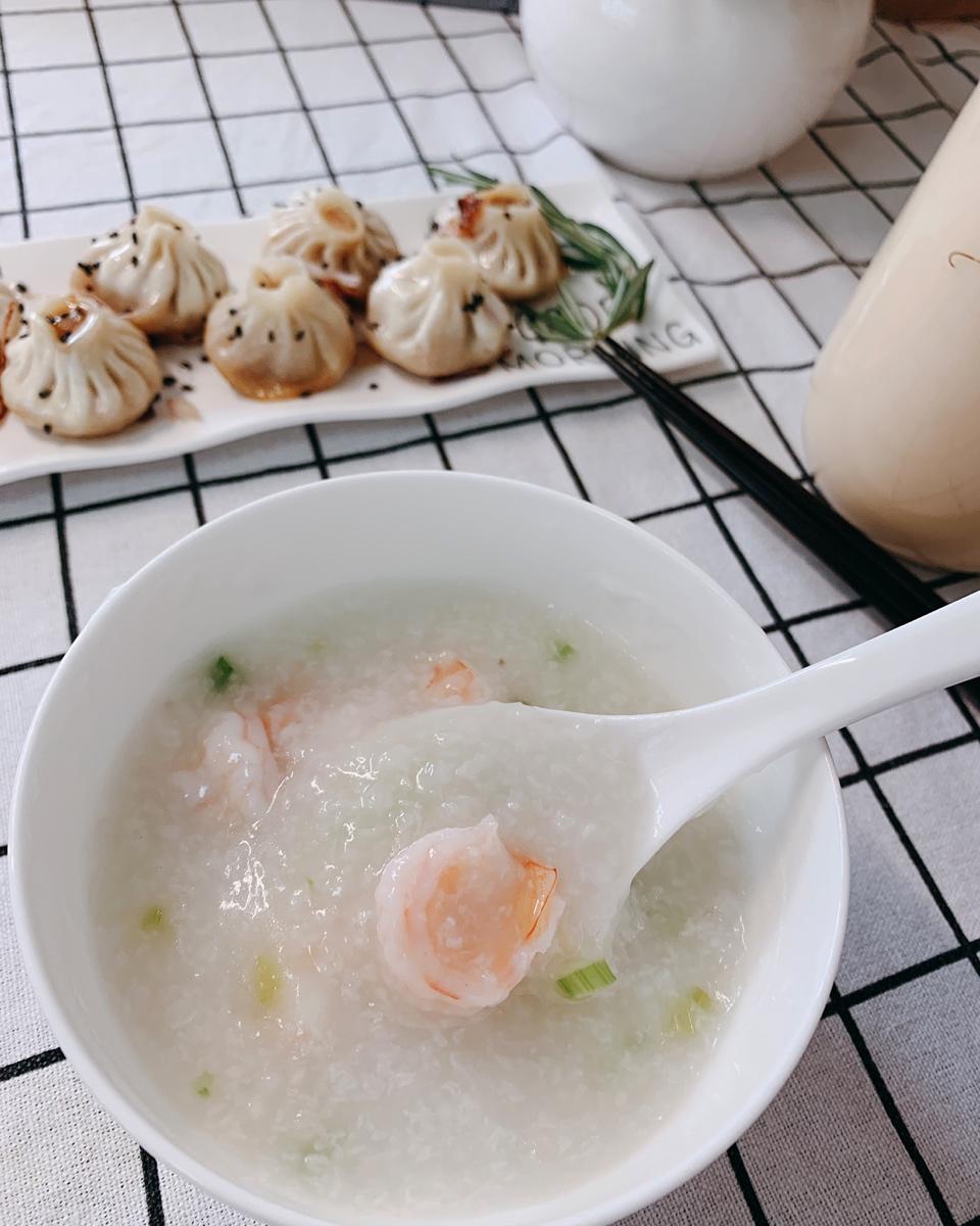鲜虾香芹粥