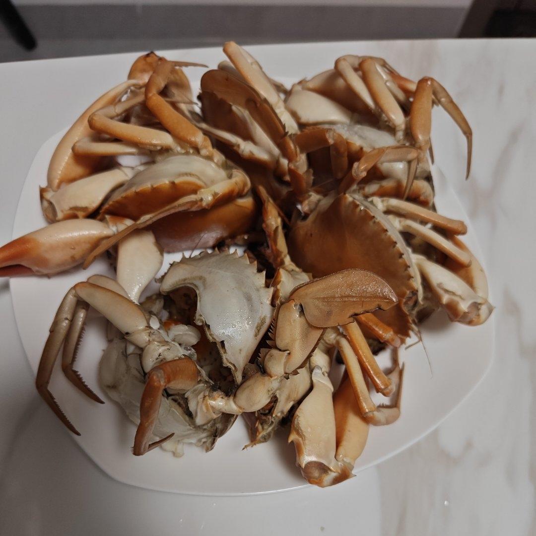 同安煎蟹及处理螃蟹的方法