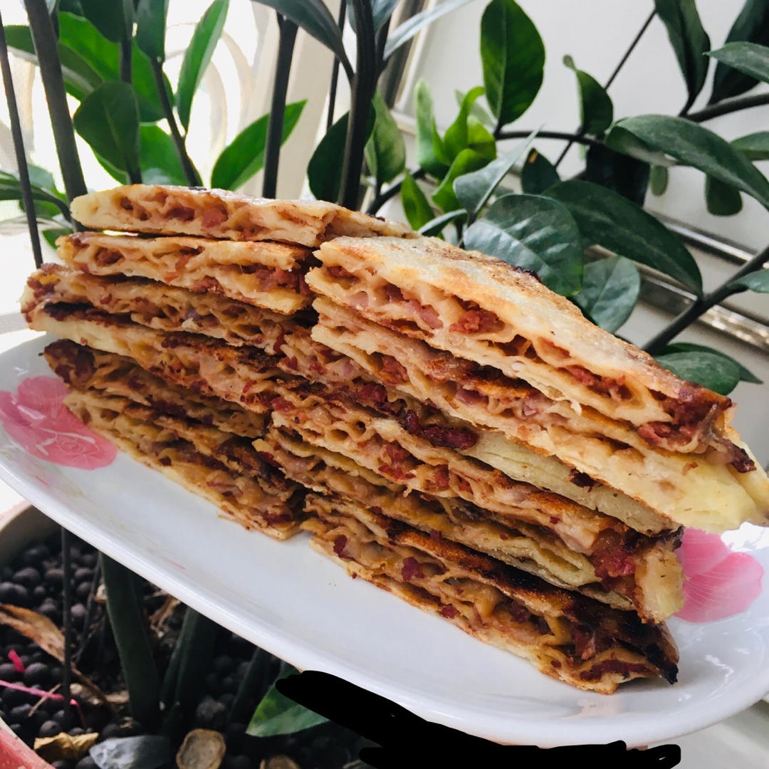 外酥里嫩，千层牛肉饼~~