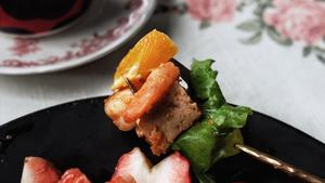 味噌姜汁豆腐虾仁橙香温沙拉【优质蛋白质】的做法 步骤7
