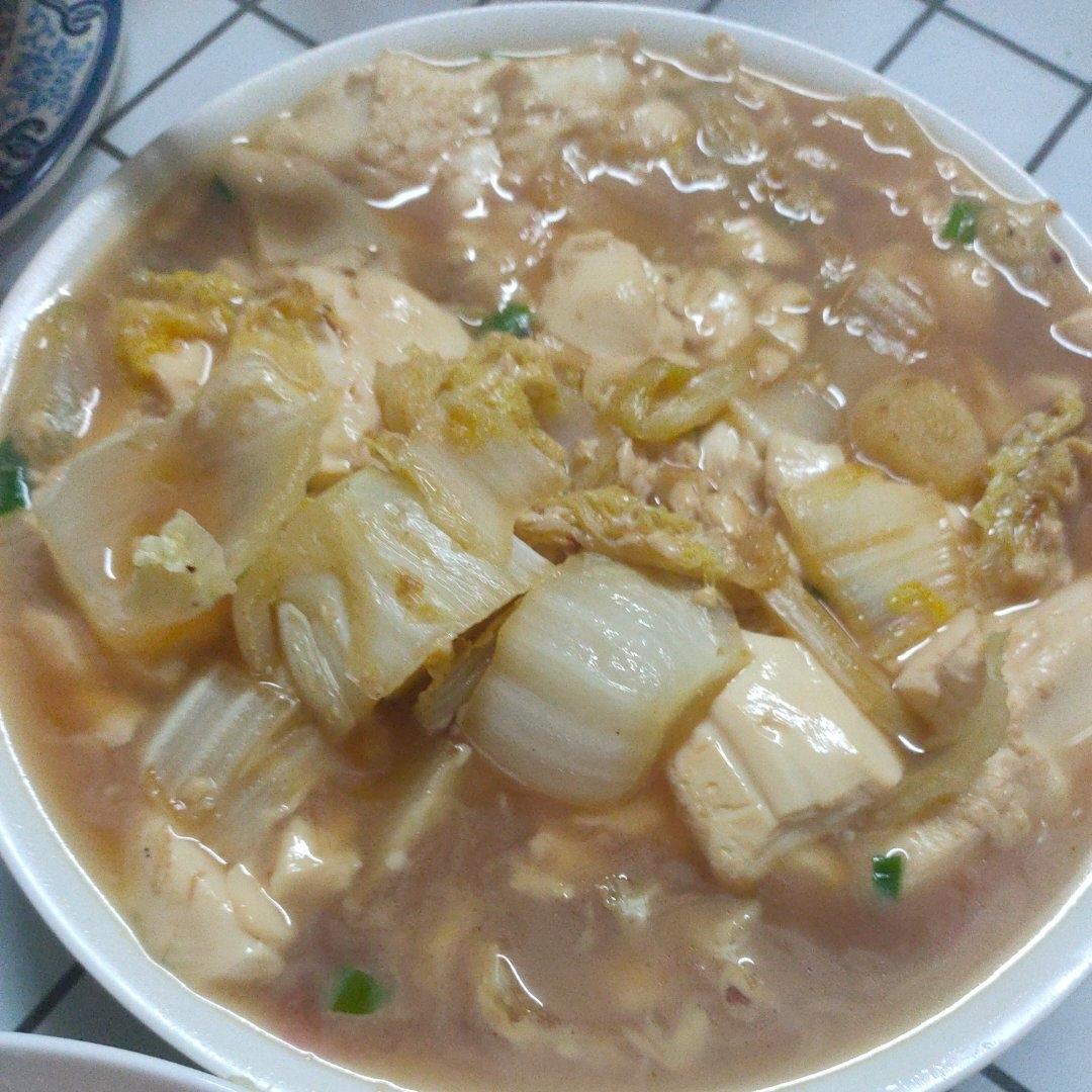 白菜豆腐这样做😋连汤汁都不剩🔅鲜美又美味