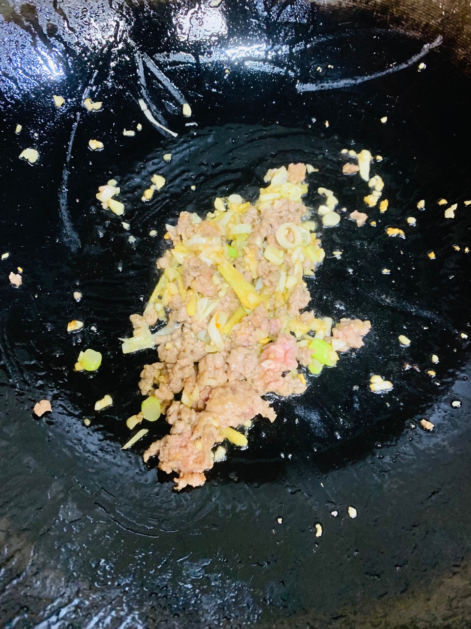 肉沫虎皮椒的做法 步骤5