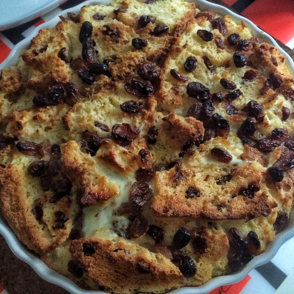 英式面包布丁 British bread & butter pudding