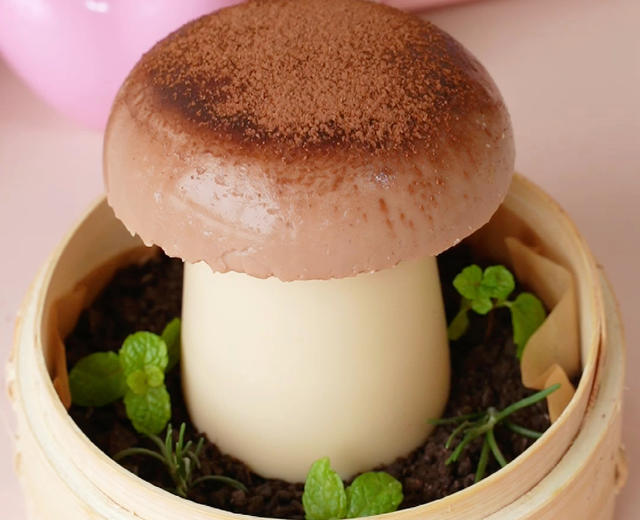 火爆甜品店🔥巨型蘑菇奶冻🍄简易做法‼️