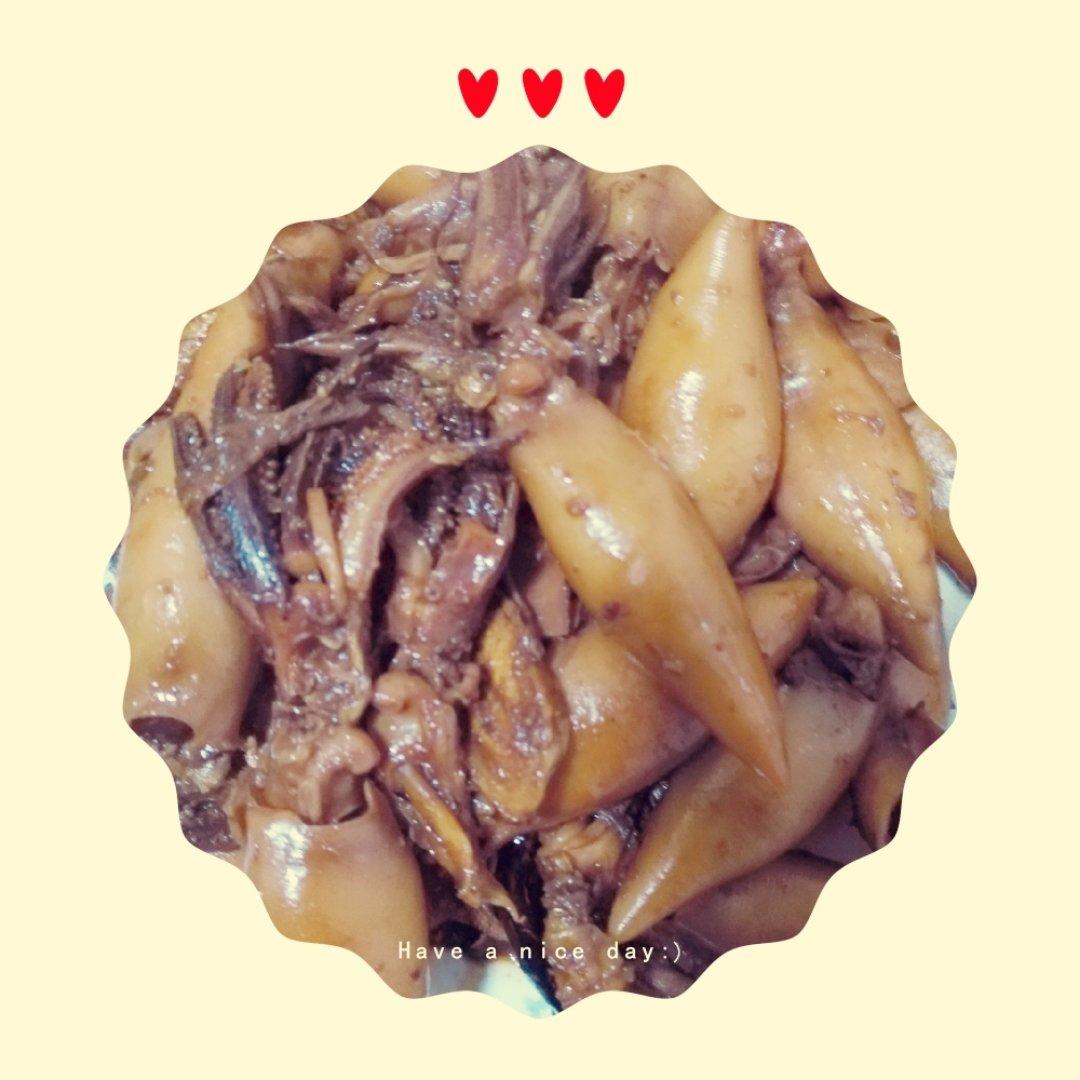 蒜烧籽乌（笔管鱼）