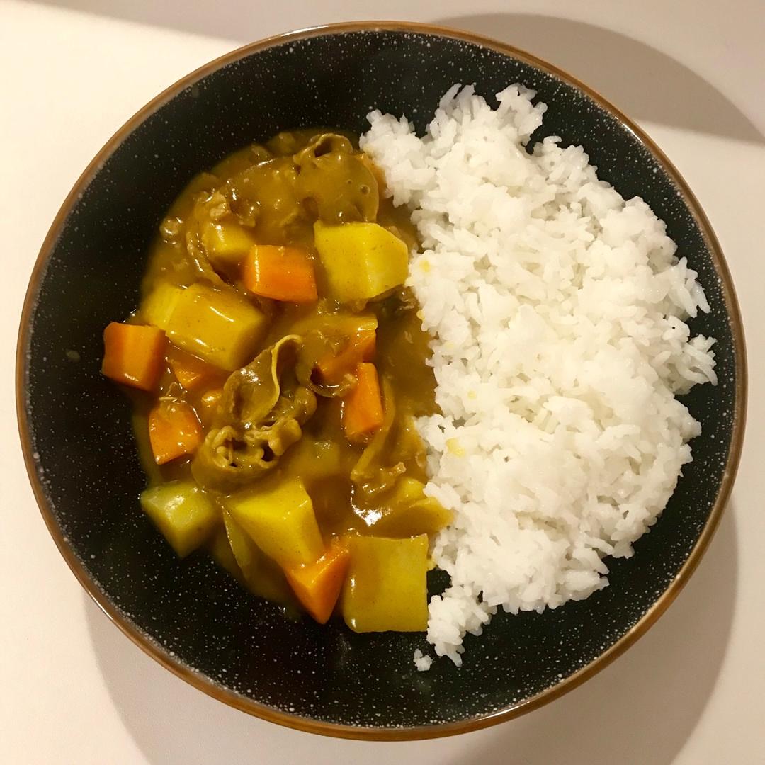 meatloverxx做的简约日式咖喱饭