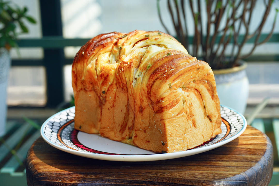 香葱肉松手撕面包_消耗沙拉酱