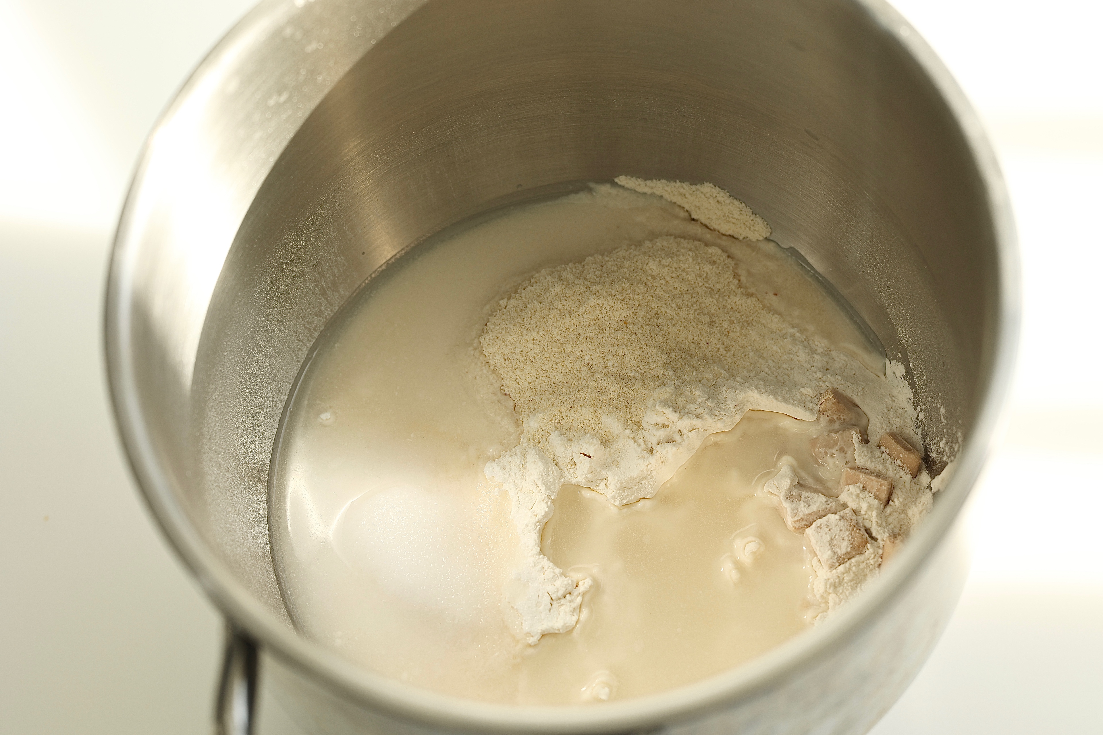 黑芝麻海盐卷/日式盐面包的做法 步骤1